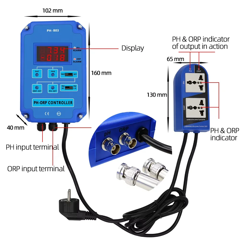 Controlador Digital de PH, Med - Ph Meter Digital Water Tester avaliação e preço