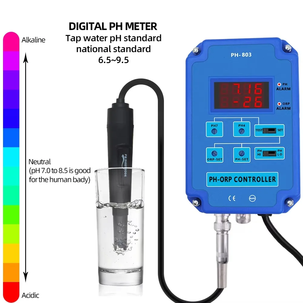 Controlador Digital de PH, Med - Ph Meter Digital Water Tester avaliação e preço