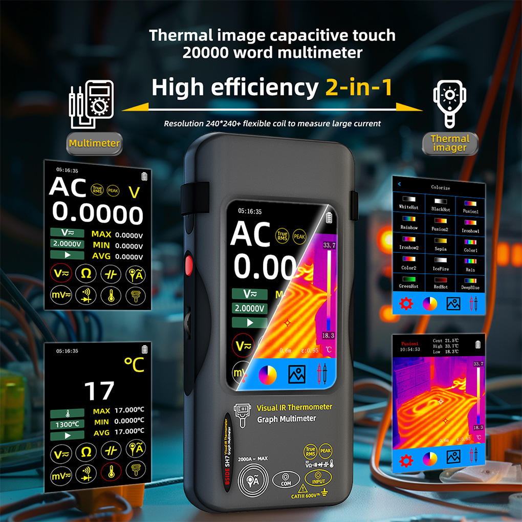 Multímetro de câmera de imagem - Thermal Imaging Camera Pcb Repair avaliação e preço