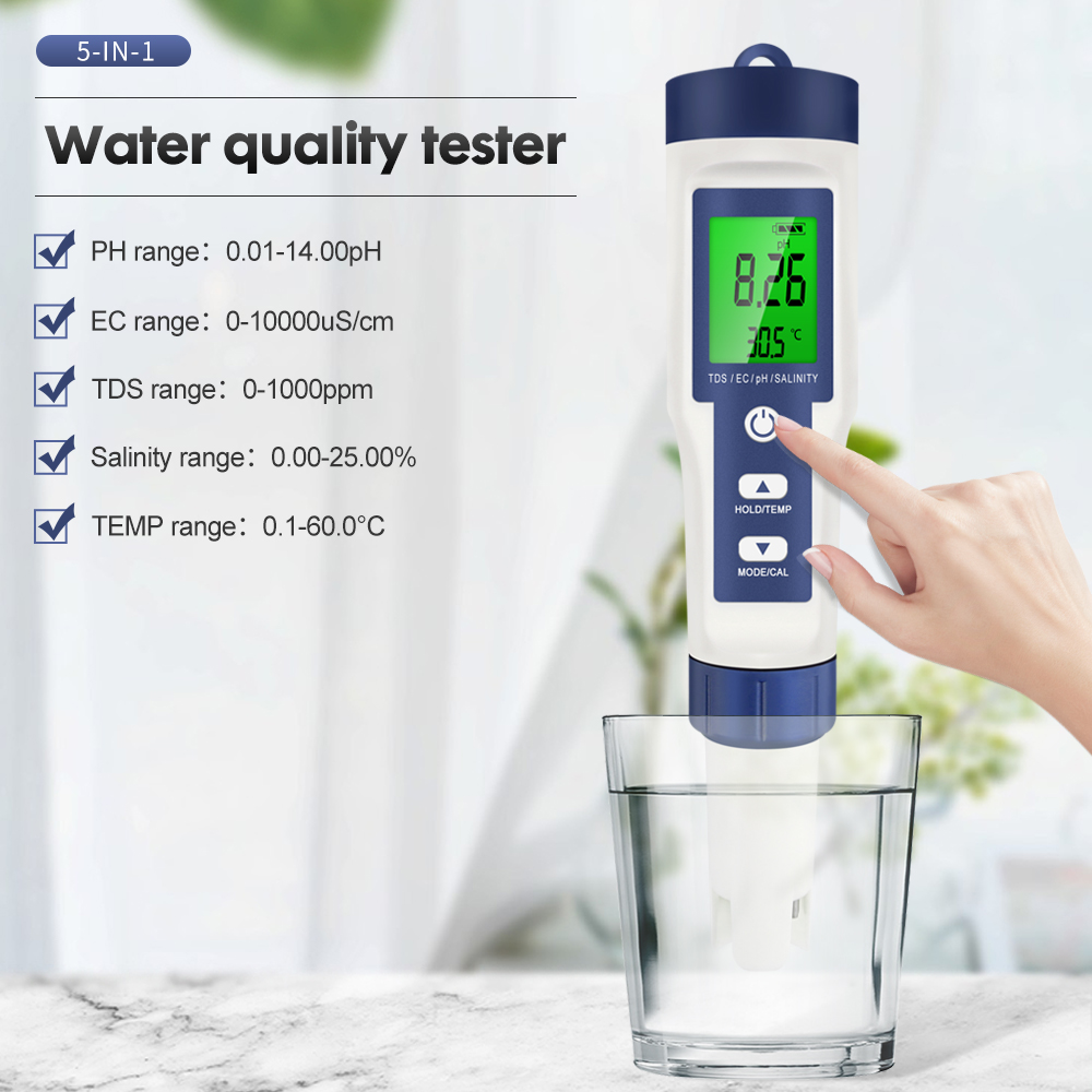 Qualidade da Água Profissional - Ph Meter Digital Water Tester avaliação e preço
