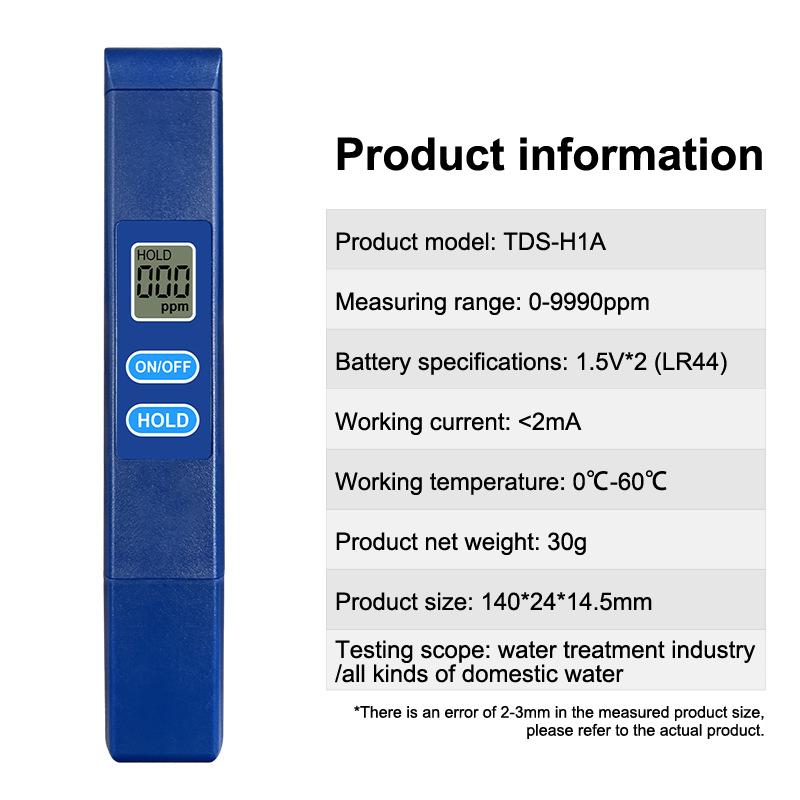 Medidor TDS Digital de Qualida - Ph Meter Digital Water Tester avaliação e preço